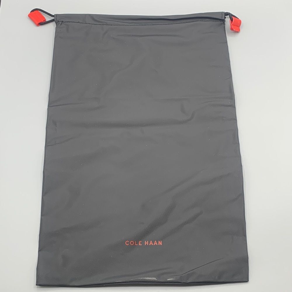 COLE HAAN | 1 UNISEX ORIGINAL SHOE DUST BAG | BLACK CHARCOAL RED